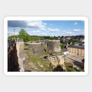 Casemates, Luxembourg, Europe Sticker